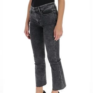 FRAME le crop mini boot cut jeans